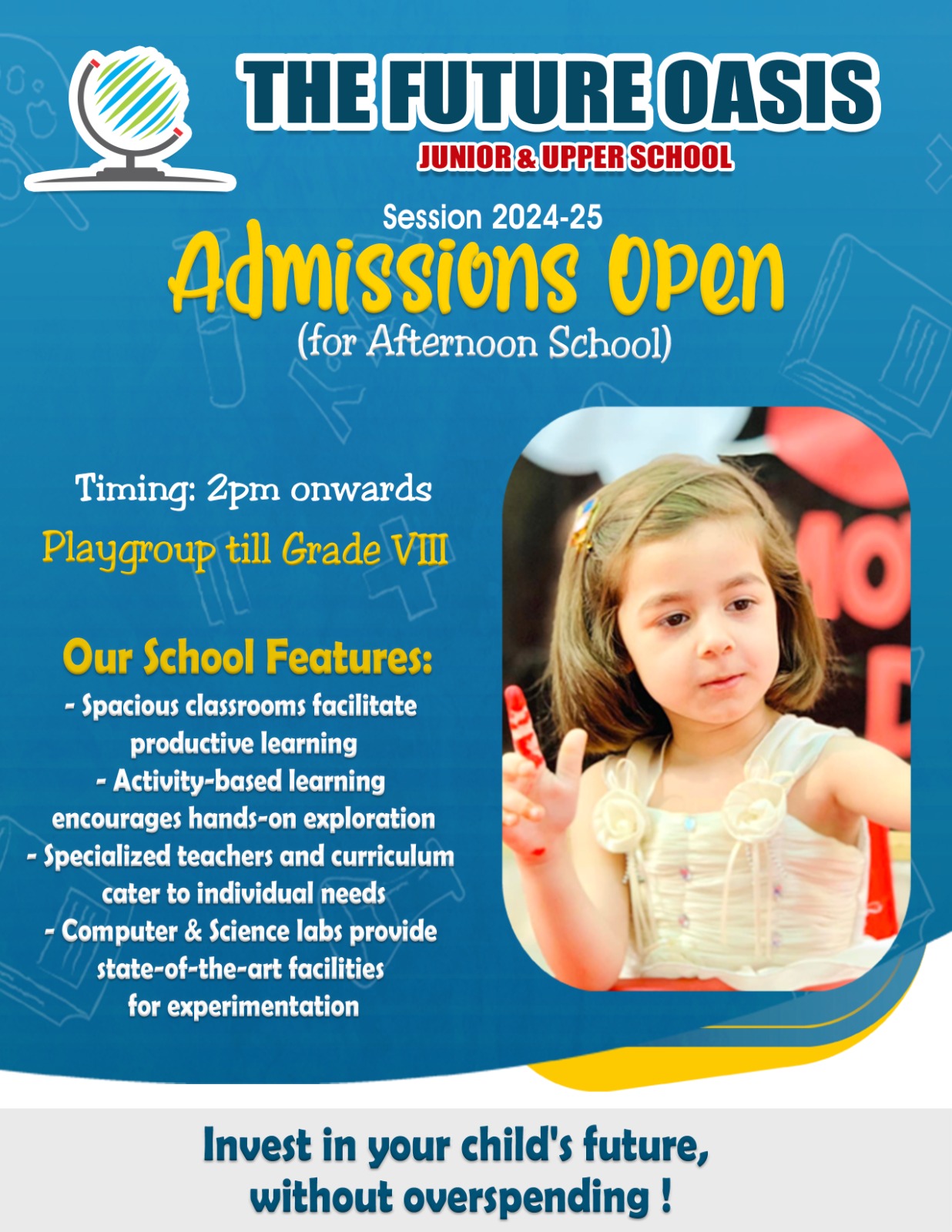 School Admission Flyer